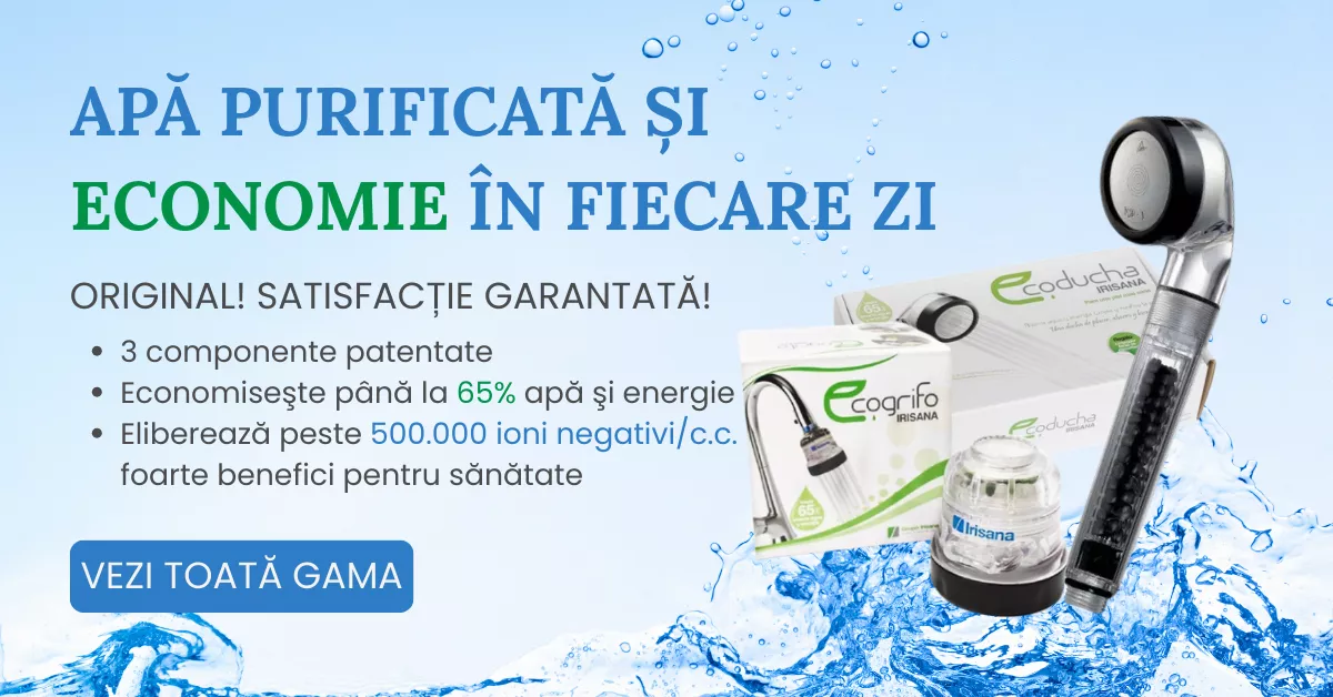 Apă purificată și economie în fiecare zi