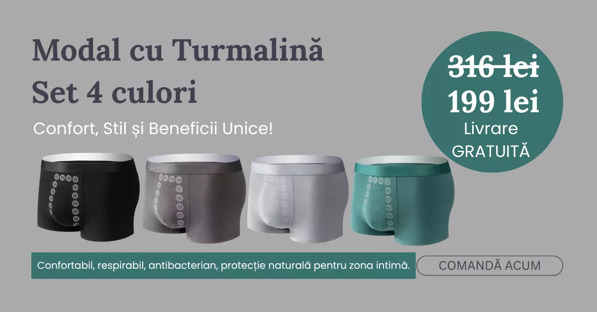 Pachet Promoțional – Set 4 Culori Modal cu Turmalină - Livrare Gratuită