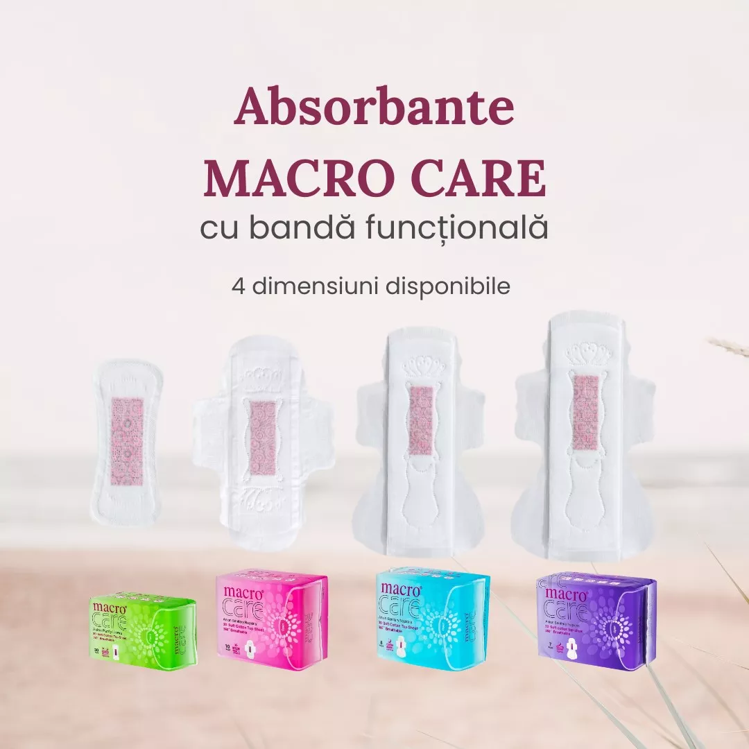 Disconfort ușor la începutul utilizării absorbantelor cu bandă funcțională? 