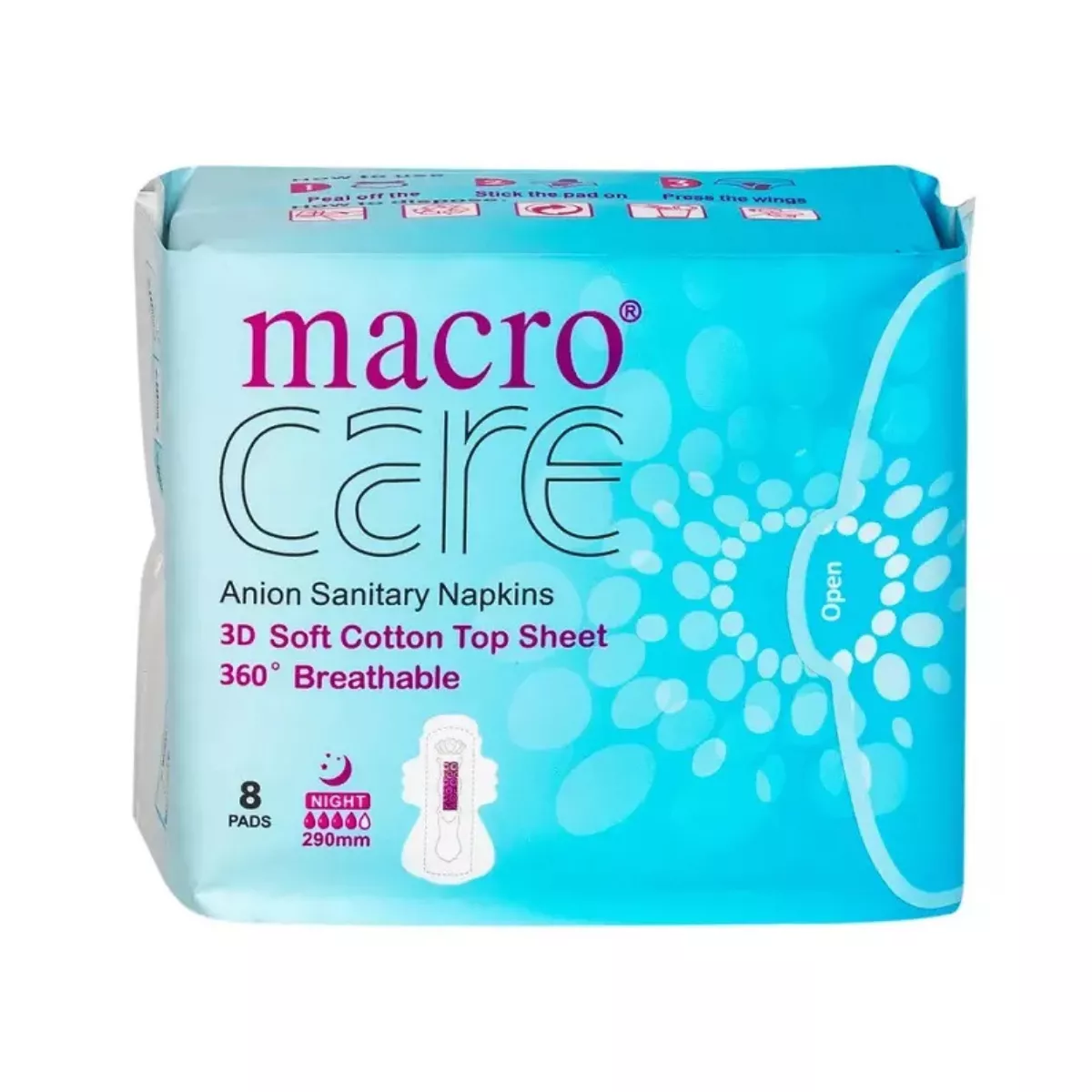 Absorbante Macro Care de Noapte 8 bucăți/pachet, [],edera.ro