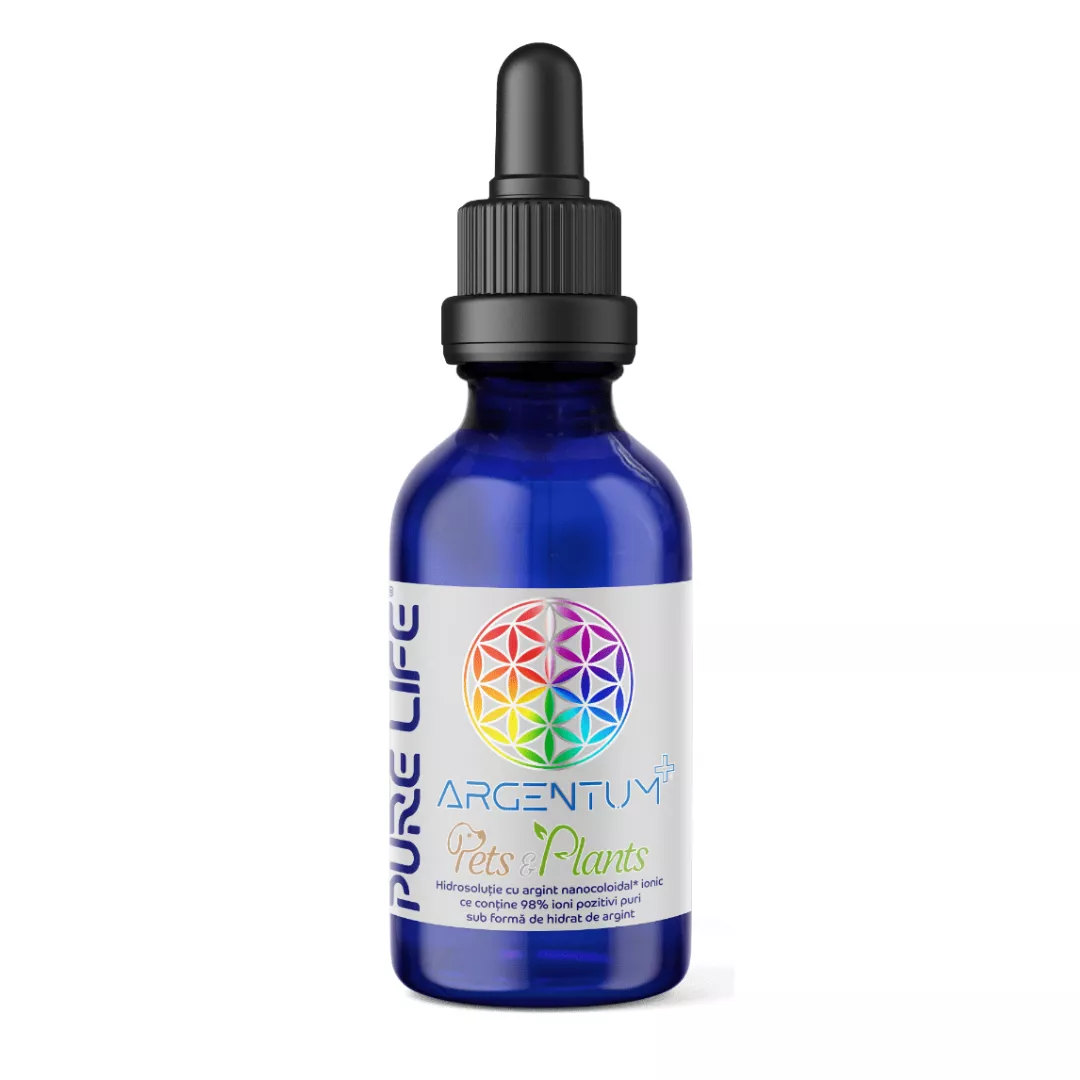ARGENTUM+ Pets & Plants 10ppm 60 ml cu pipetă, [],edera.ro