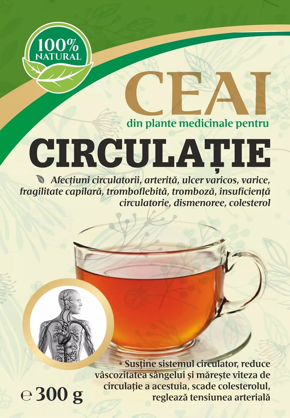 Ceai pentru Circulaţie 300 gr. , [],edera.ro