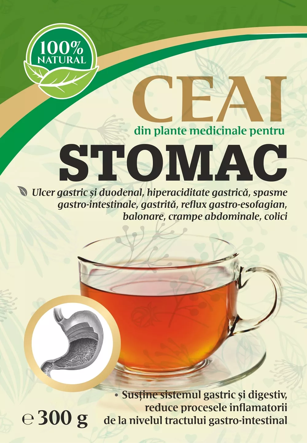 Ceai pentru Stomac 300 gr. , [],edera.ro