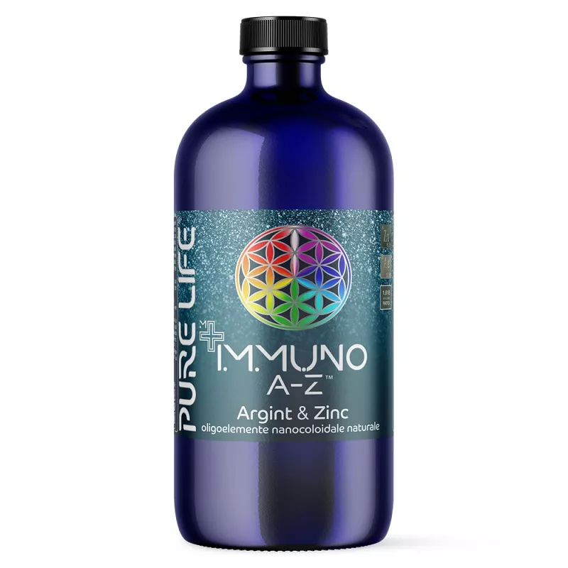  IMMUNO A-Z™ Argint și Zinc 35 ppm 480 ml cu măsură gradată, [],edera.ro