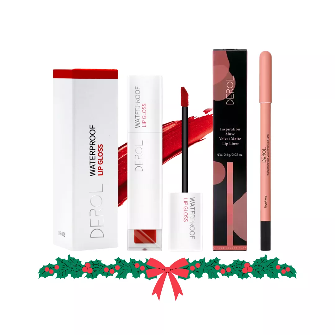 Set Lipgloss & Creion Buze Waterproof, [],edera.ro