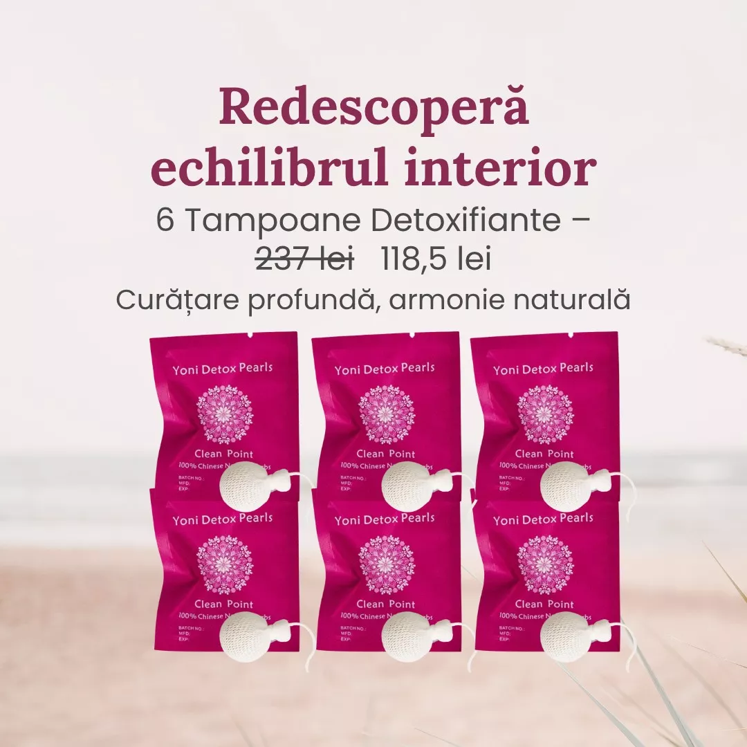 Tampon Intim Detoxifiant – 6 bucăți, [],edera.ro