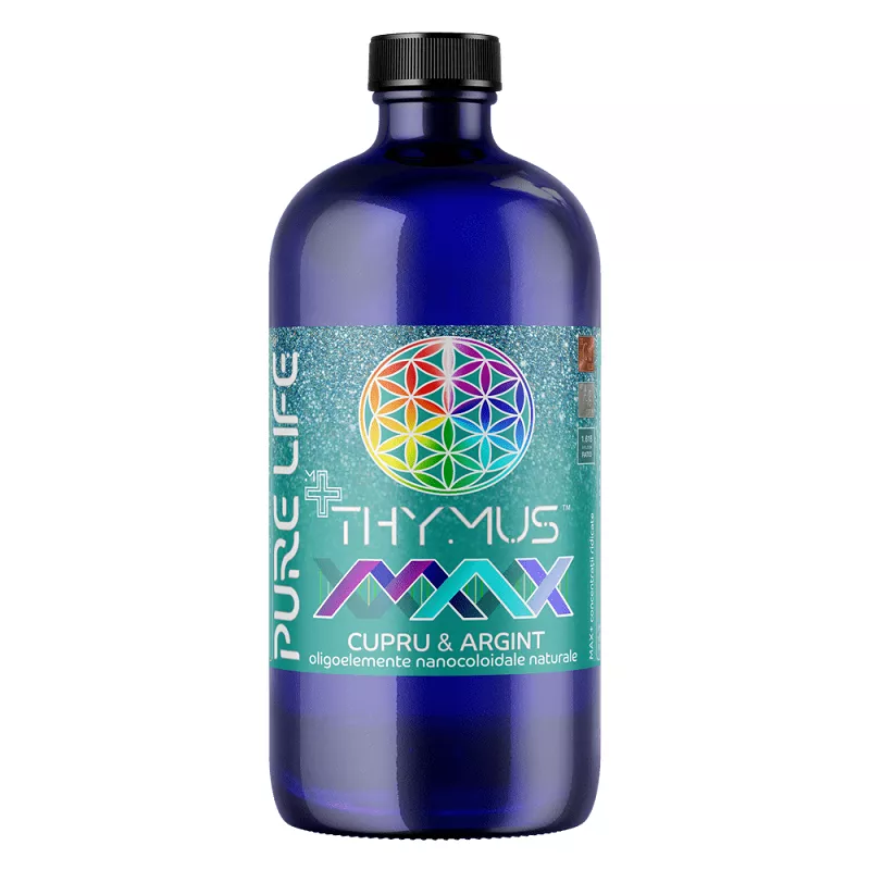THYMUS™ MAX Cupru şi Argint 77ppm 480 ml cu măsură gradată, [],edera.ro
