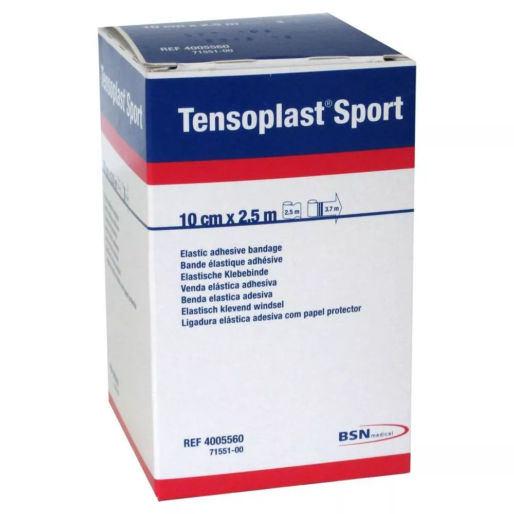Bandaj adeziv elastic Tensoplast Sport 10cm x 2.5cm 