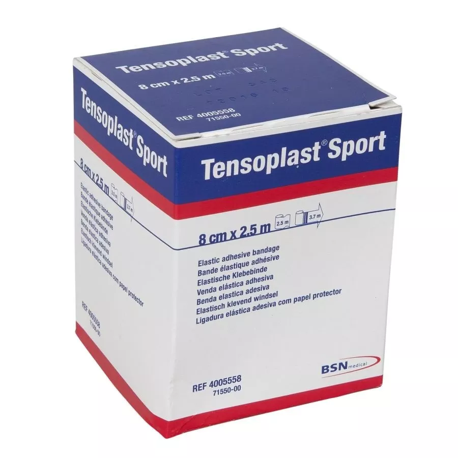 Bandaj adeziv elastic Tensoplast Sport 8cm x 2.5cm