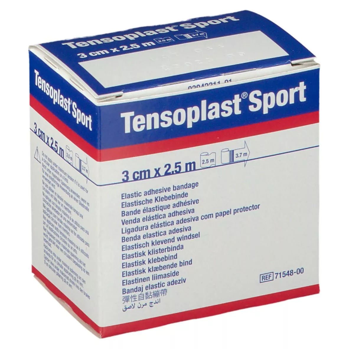 Bandaj adeziv elastic Tensoplast Sport 8cm x 2.5m