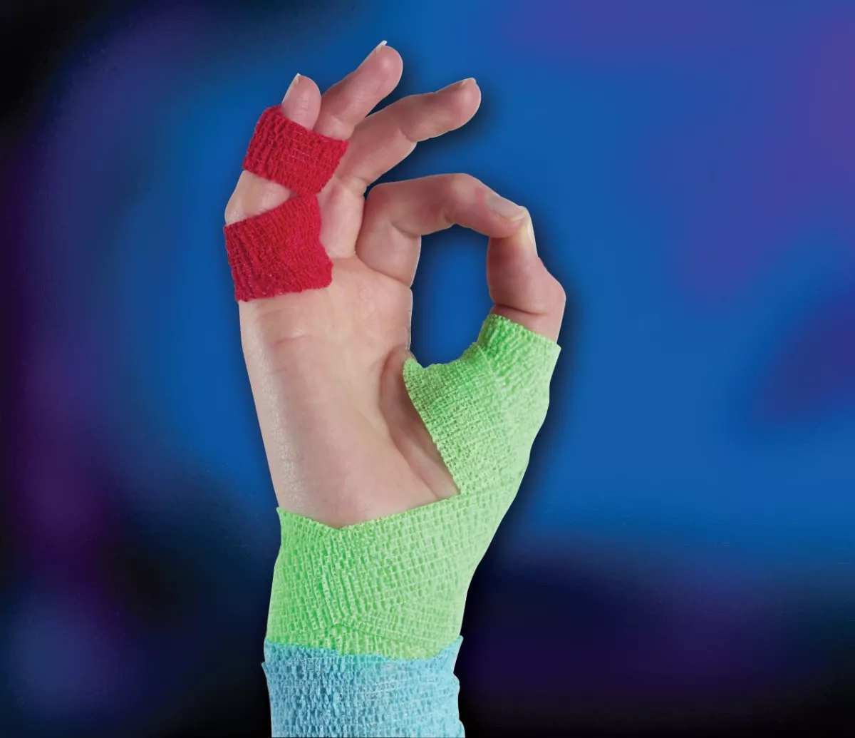 Bandaj colorat autoadeziv Co-Plus Albastru 5cm x3m CoPlus