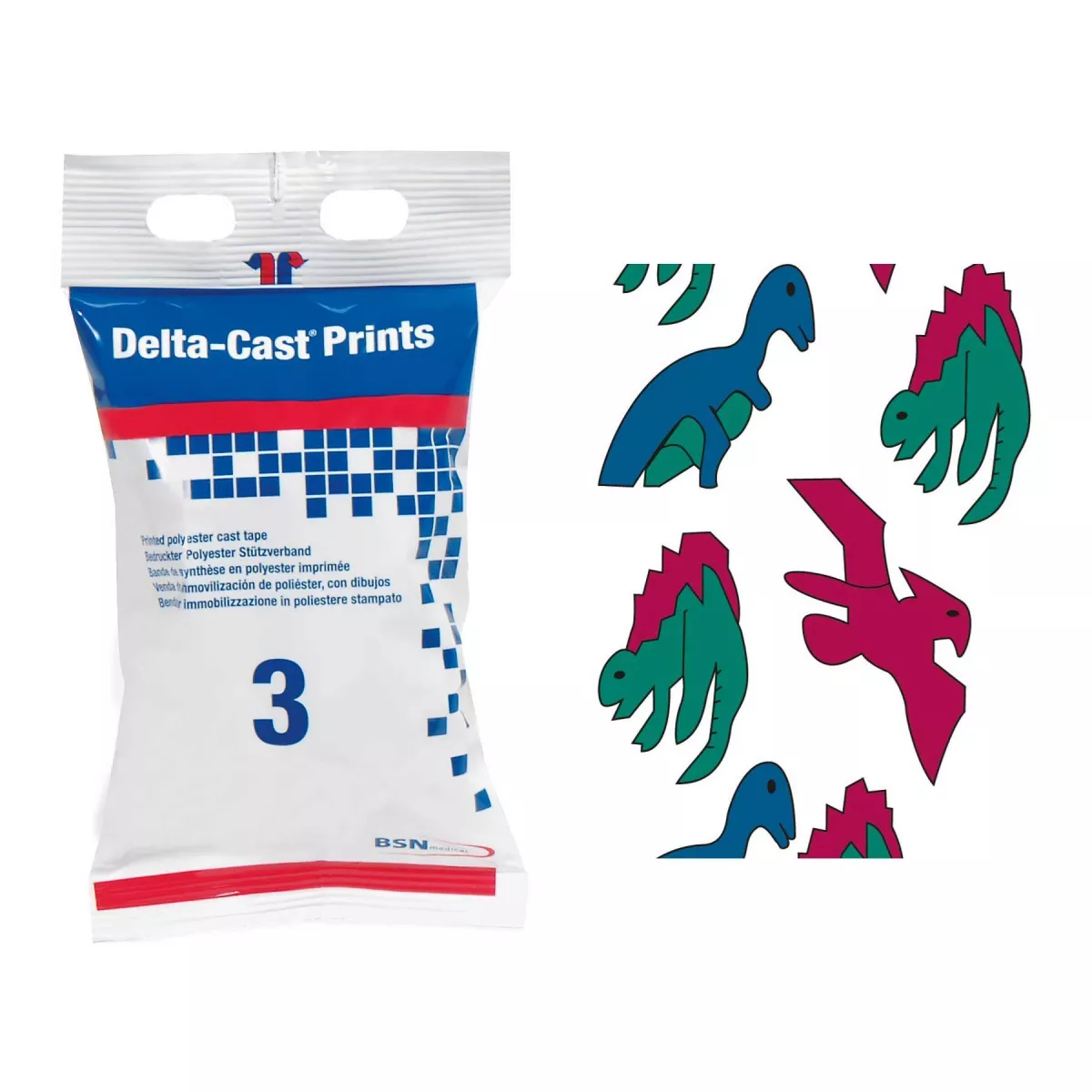 Fasa de imobilizare din rasina Delta-Cast Prints Dyno 5cm x 3.6m