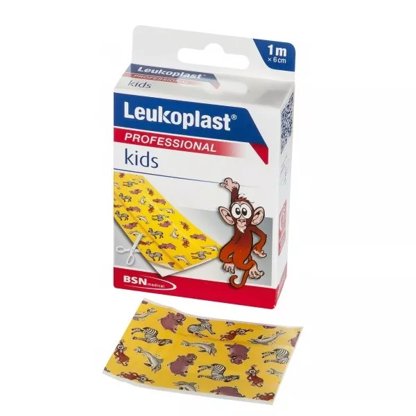 Leukoplast Kids  plasture impermeabil pentru copii - 6cm x 1m