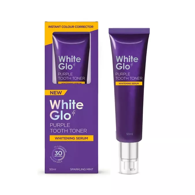 White Glo Ser pentru albirea dintilor Purple Tooth Toner, 50 ml, [],pharmazone.ro
