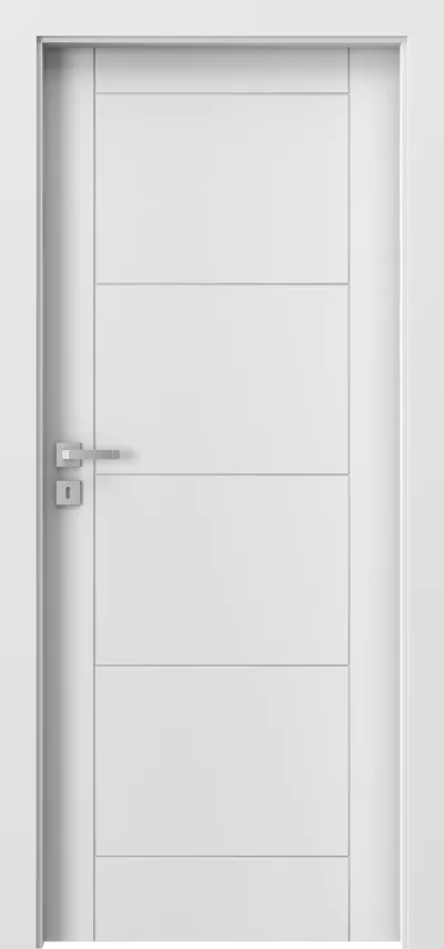 Usa de interior Vector Z  , plina , vopsea alba , toc fix 100 mm  , dimensiuni 680,780,880x2060,deschidere stanga sau dreapta , PortaDoors 4, [],totuldespreusi.ro