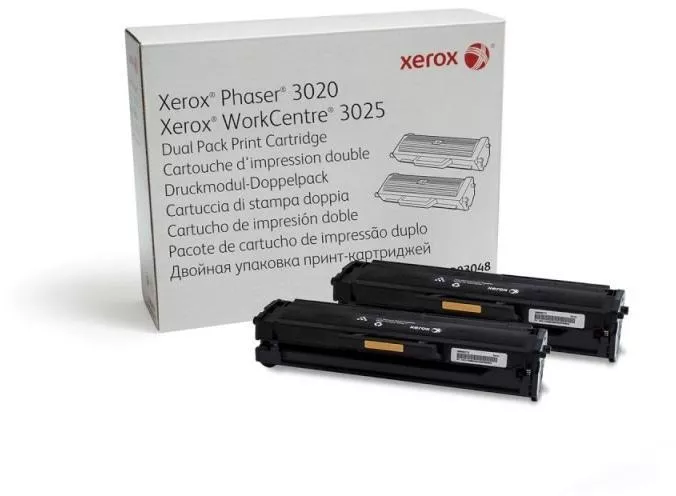 Cartus Toner 106R03048 (2BUC) 2X1,5K Original Xerox Phaser 3020, [],crtbirotica.ro