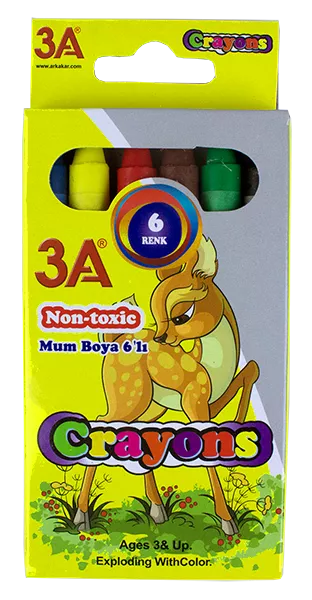 Creioane cerate 6 culori/set