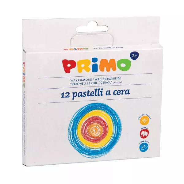 Creioane cerate Morocolor Primo, 12 culori/cutie, [],crtbirotica.ro