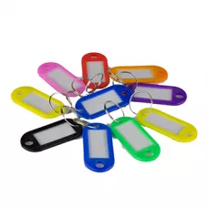 Etichete-suport plastic pentru chei set culori asortate