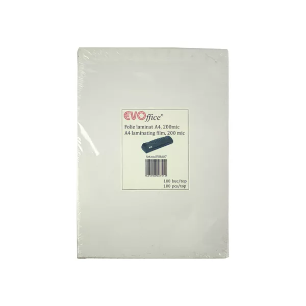 Folie laminat A4 200 microni 100 coli/top EVOffice