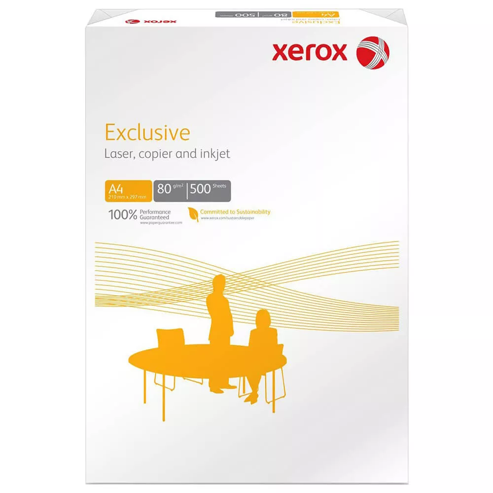 Hartie copiator A4, 500 coli/top, 80 gr/mp Xerox Exclusive