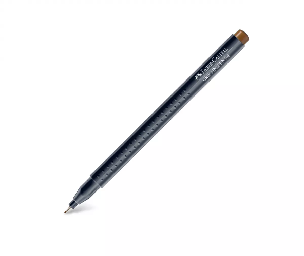 LINER 0.4MM MARO INCHIS GRIP FABER-CASTELL