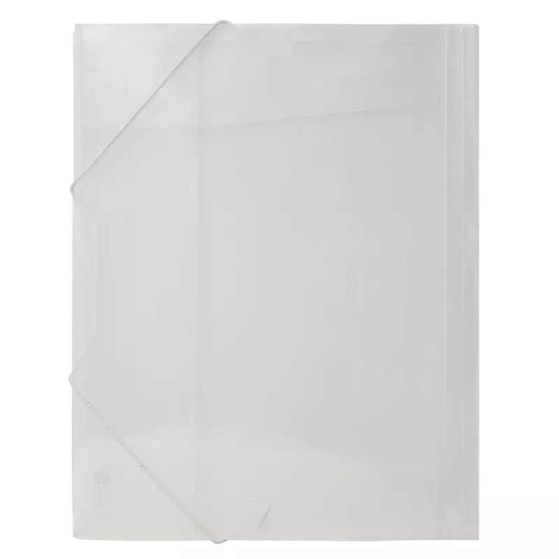 Mapa plastic rigid A4 (320*250mm) cu elastic pe colturi Willgo-transparent clar