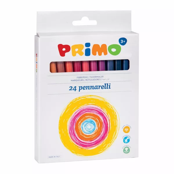 Markere colorate Morocolor Primo, 24 culori/cutie, [],crtbirotica.ro