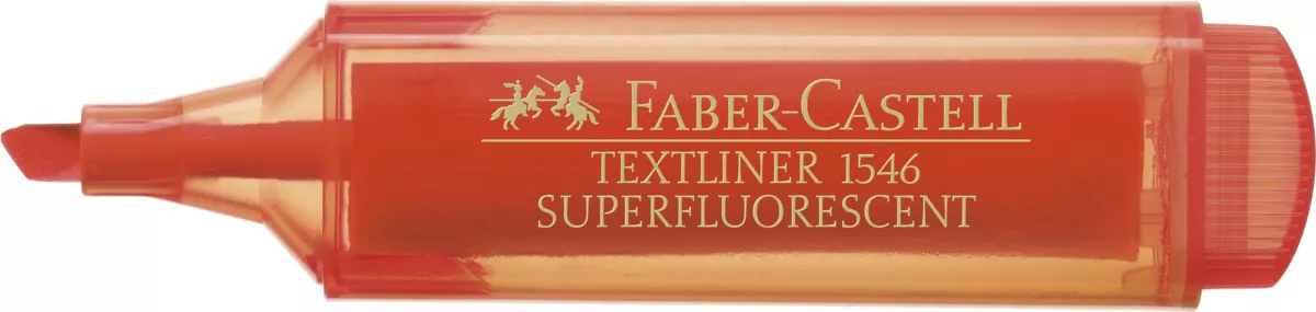 TEXTMARKER PORTOCALIU SUPERFLUORESCENT 1546 FABER-CASTELL