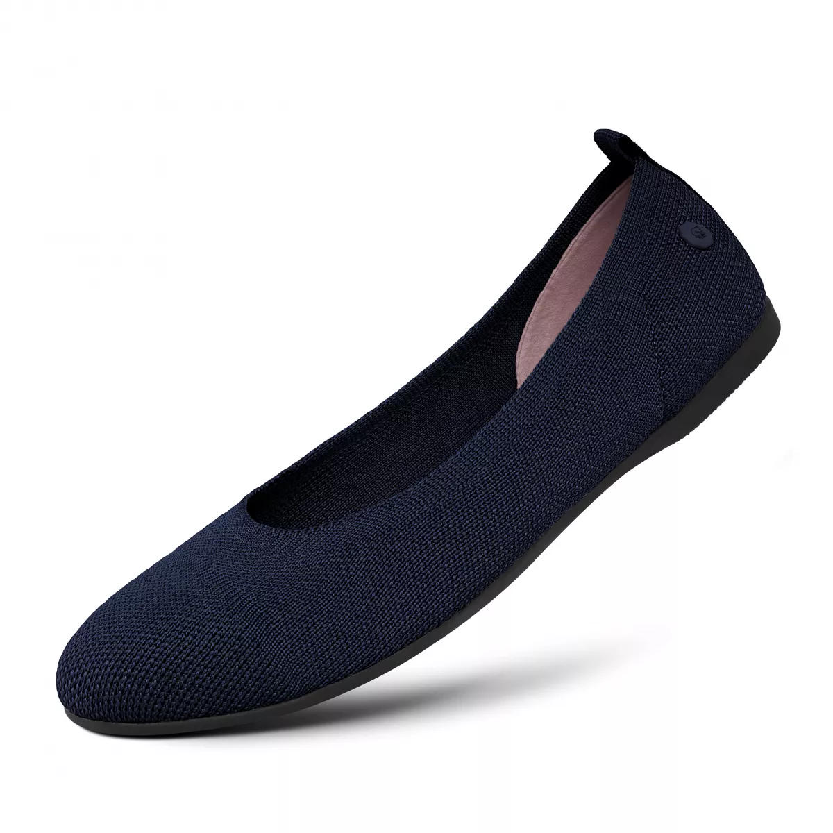 Eco Ballerinas rotund bleumarin 36