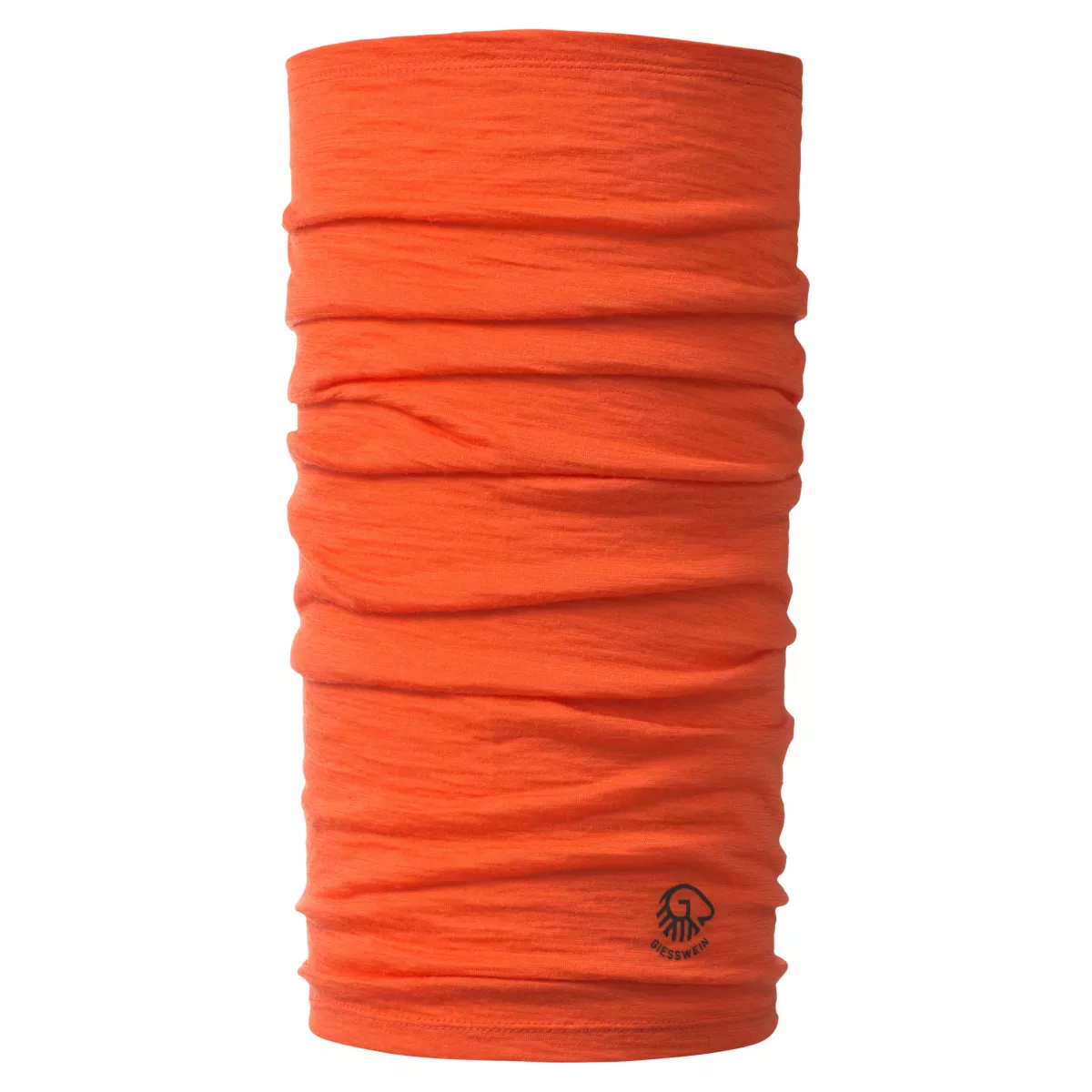 NECK TUBE din lana merinos, neon orange