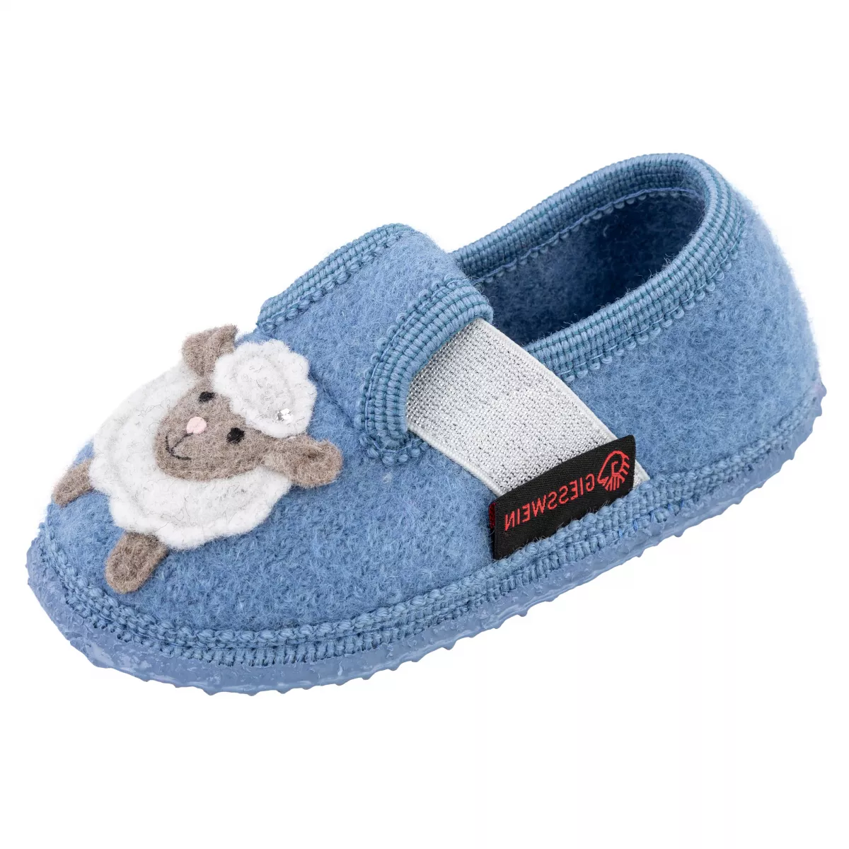 Papuci de casa din lana, model Trendlburg, albastru 24