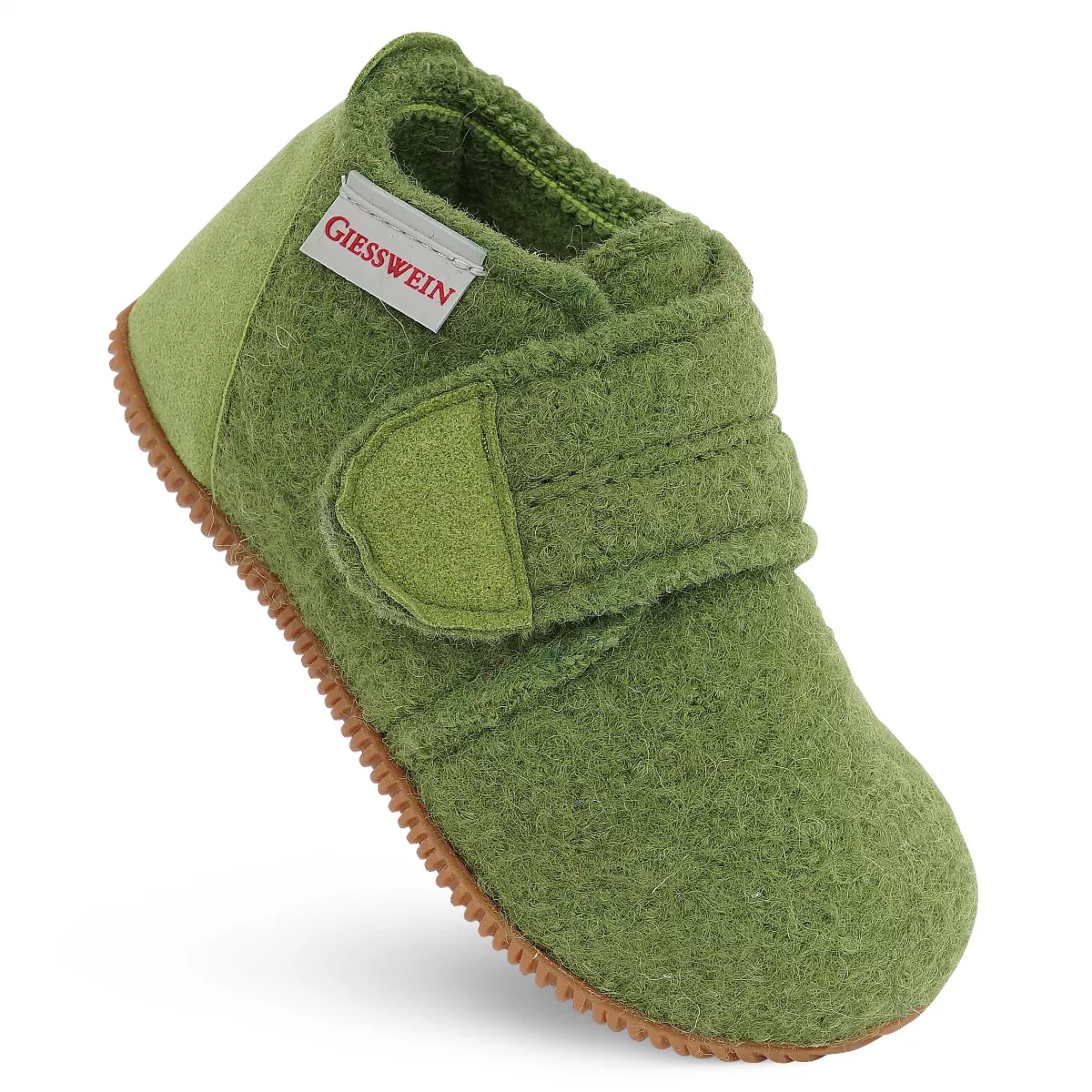 Papuci de casa pentru copii, model Oberstaufen, verde 27