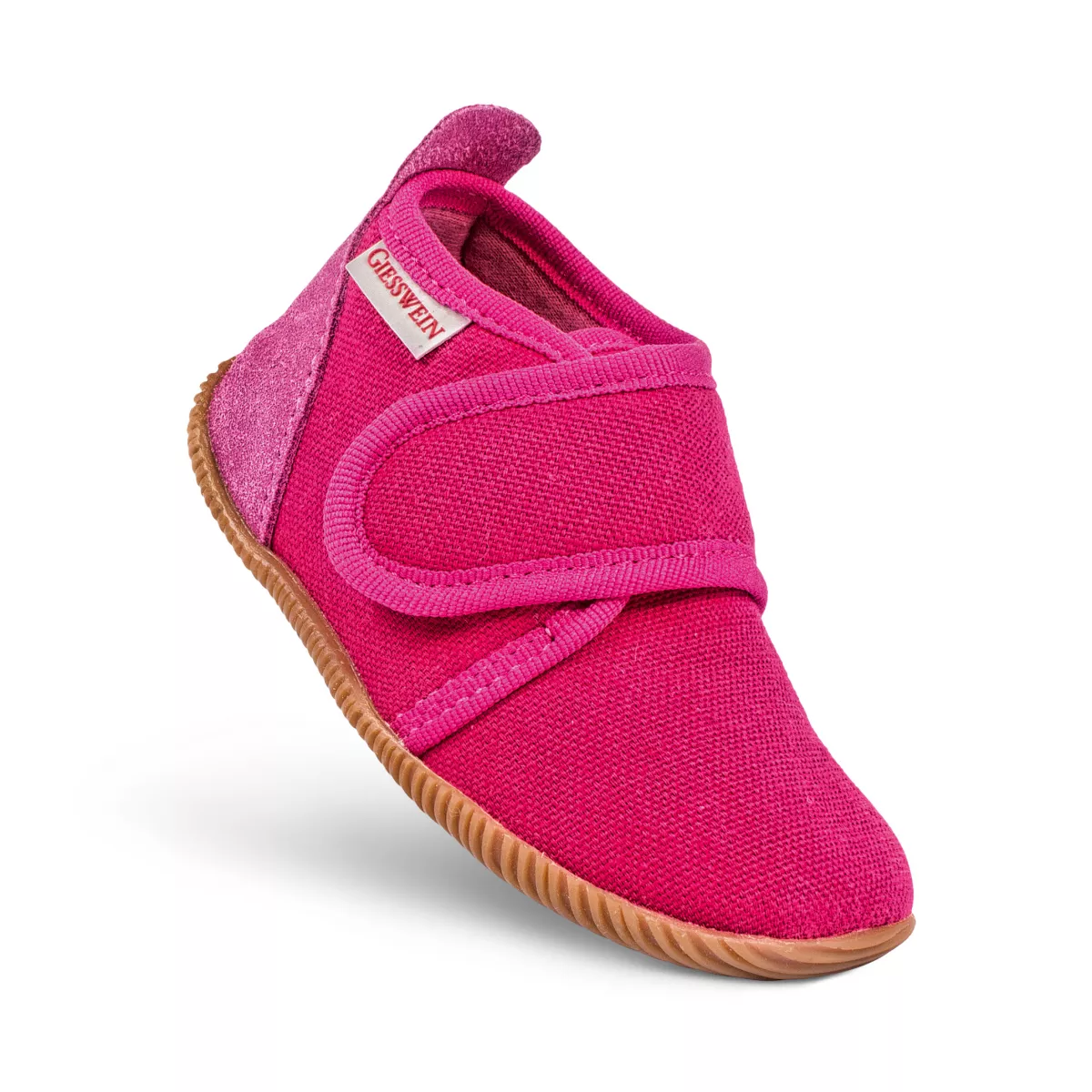 Papuci de casa pentru copii, model Strass, roz zmeura 20