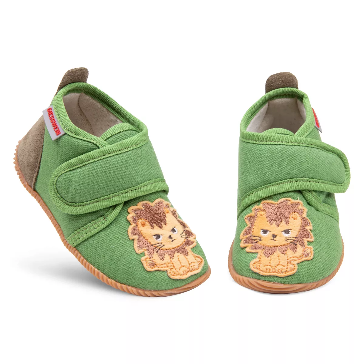 Papuci de casa pentru copii, model Straubing, verde 20