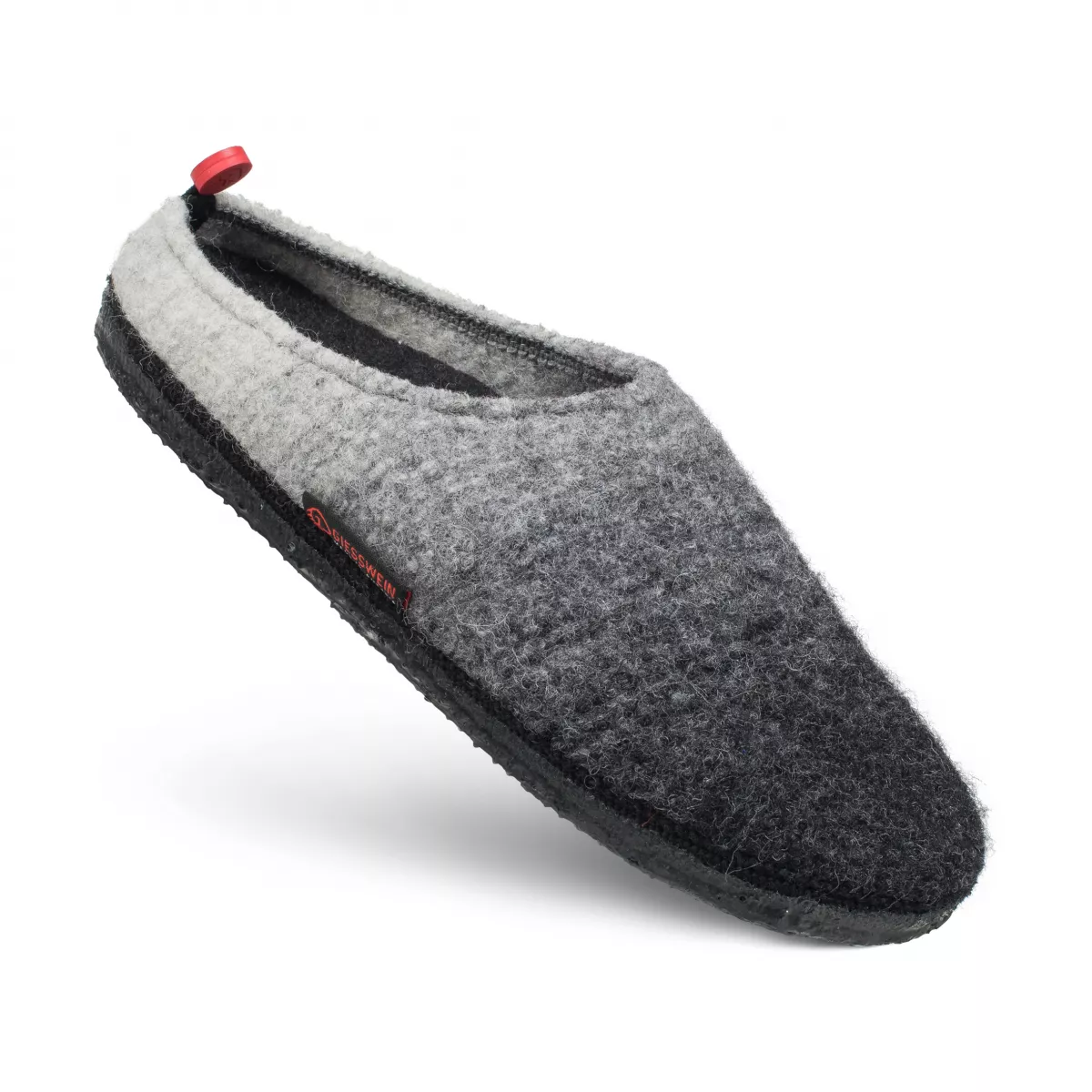 Papuci de casa unisex din lana, model Naurath gri, 36
