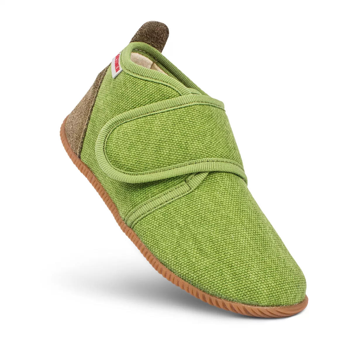 Papuci de casa pentru copii, model Strass, verde 18