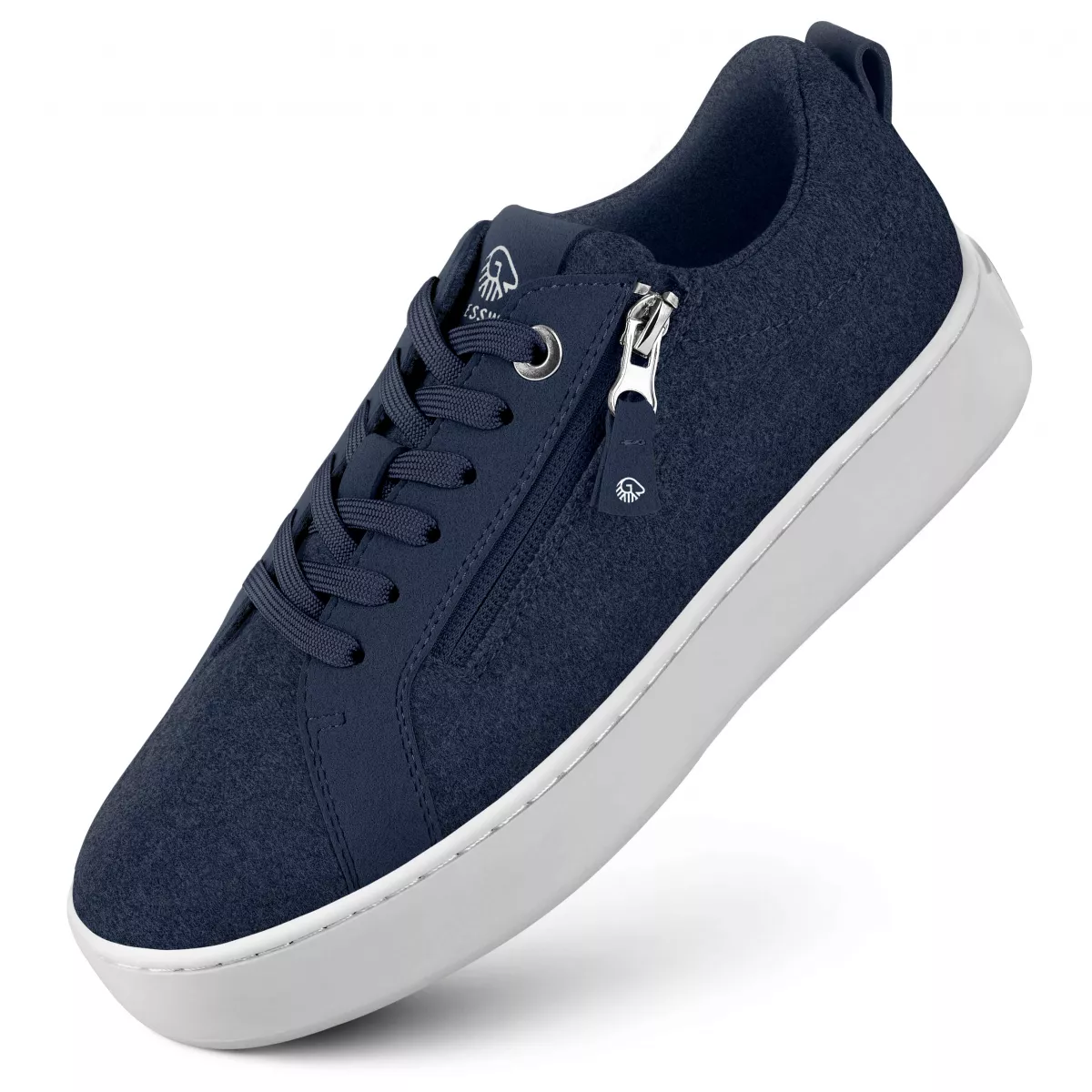 WOOL ZIP SNEAKER OCEAN BLUE 37