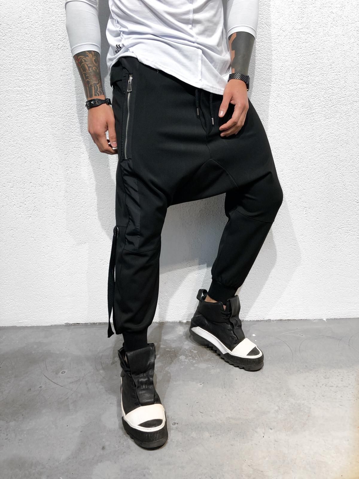 Pantaloni Pantaloni Cu Tur Barbati 129pbt018 Negru S 129pbt0
