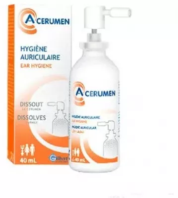 Spray pentru Igiena Urechilor A-Cerumen, 40 ml, Gilbert
