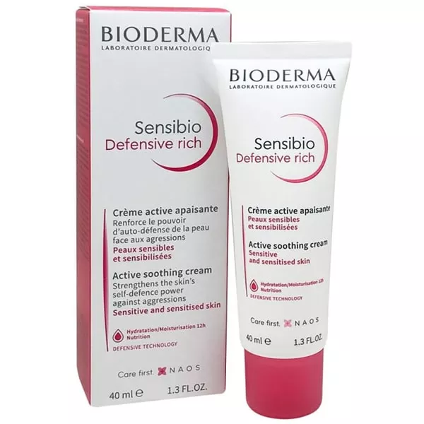 Bioderma Sensibio Defensive Rich Crema 40 ml