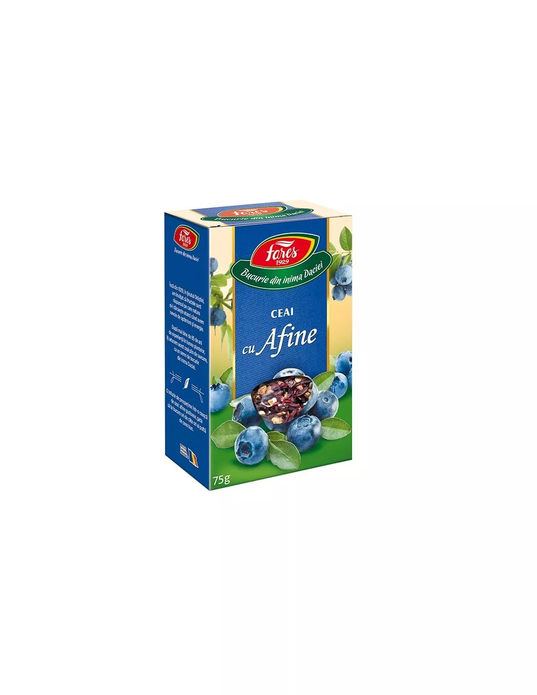 Ceai Aromfruct Afine, 20 plicuri, Fares