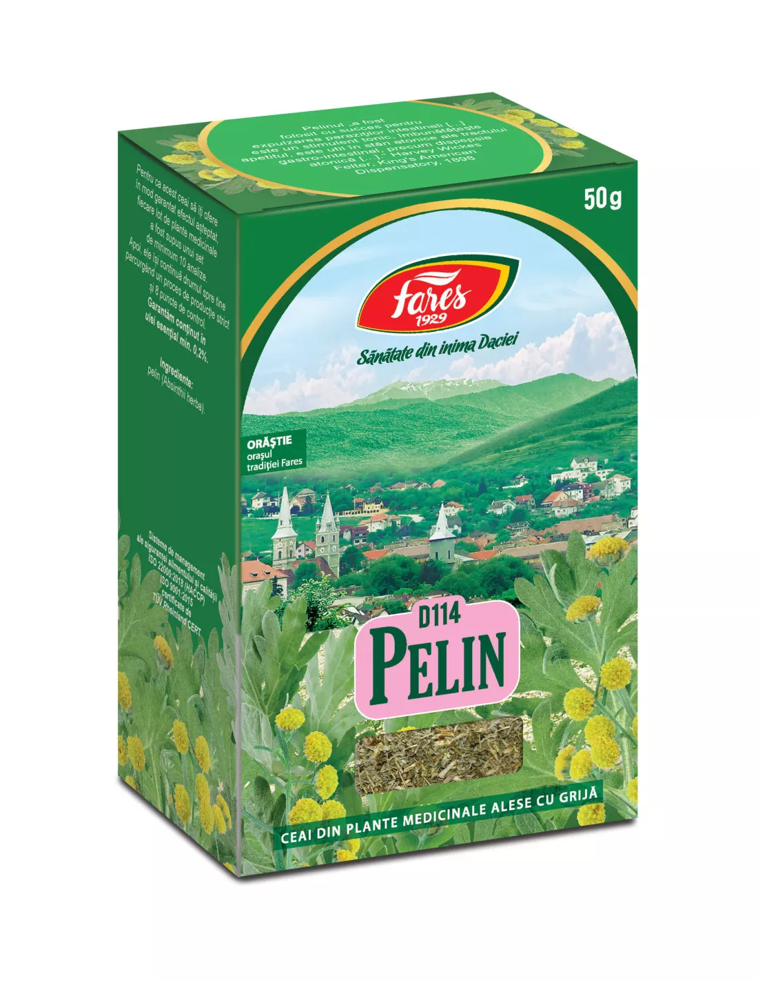 Ceai Pelin, 50 g, Fares