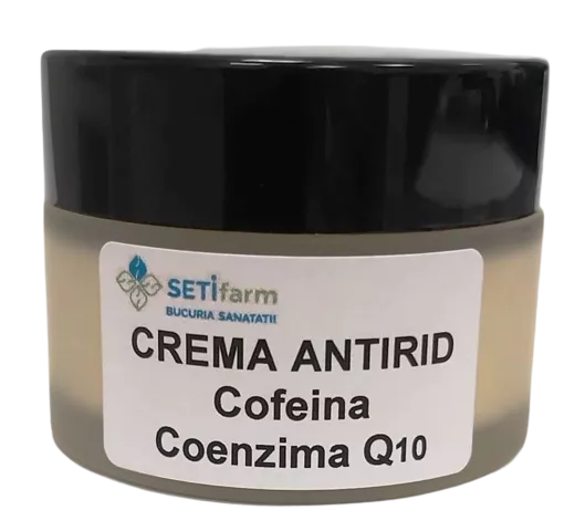 Crema Antirid Cofeina si Coenzima Q10, 30 g