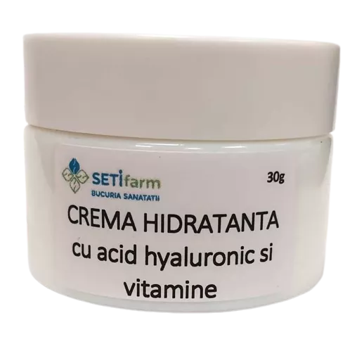 Crema Hidratanta cu Acid Hialuronic si Vitamine, 30 g
