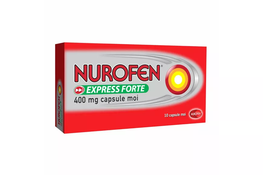 Nurofen Express Forte, 400 mg, 20 Capsule Moi, Reckitt Benckiser