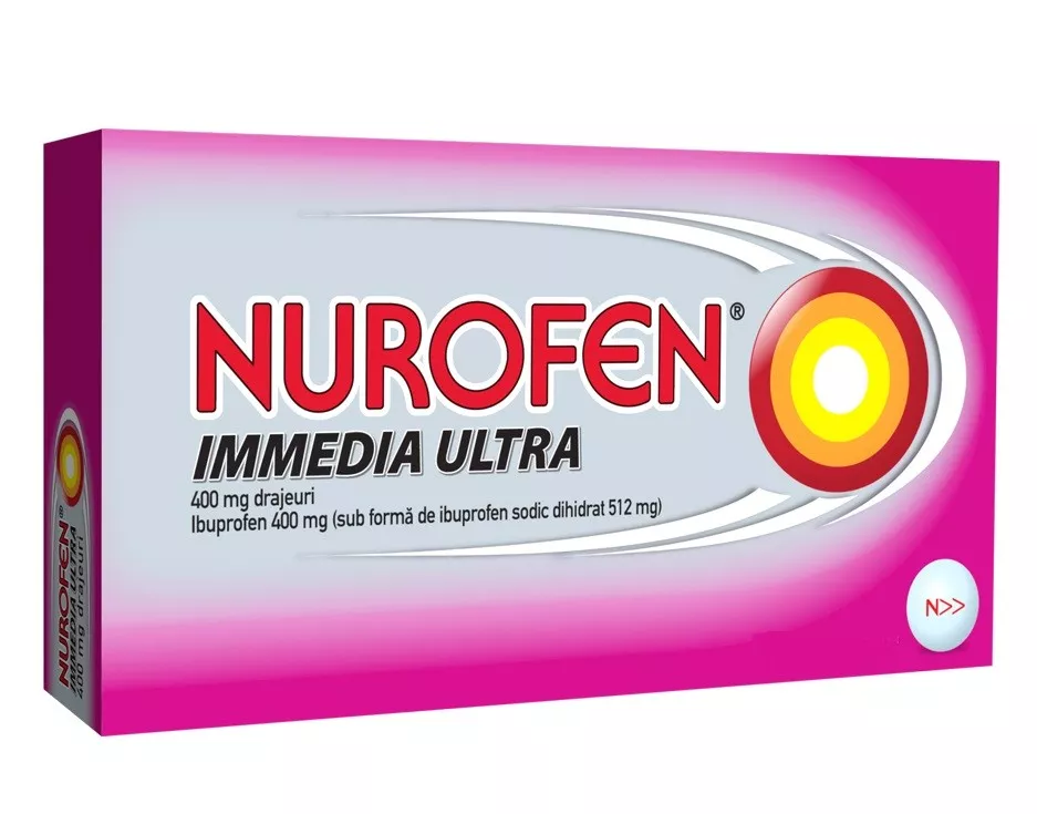 Nurofen Immedia Ultra 400 mg, 12 Drajeuri