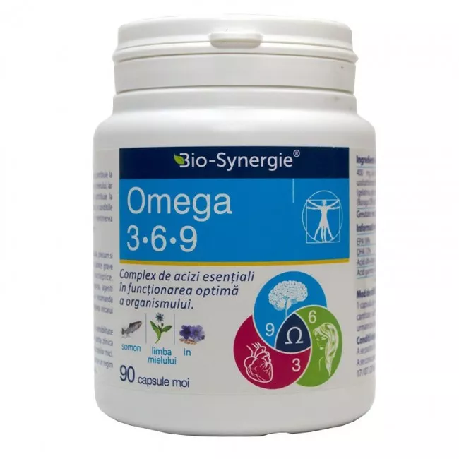 Omega 3-6-9, 90 Capsule, Bio-Synergie