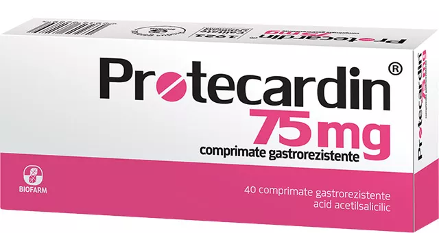 Protecardin, 75 mg, 40 Comprimate Gastrorezistente, Biofarm
