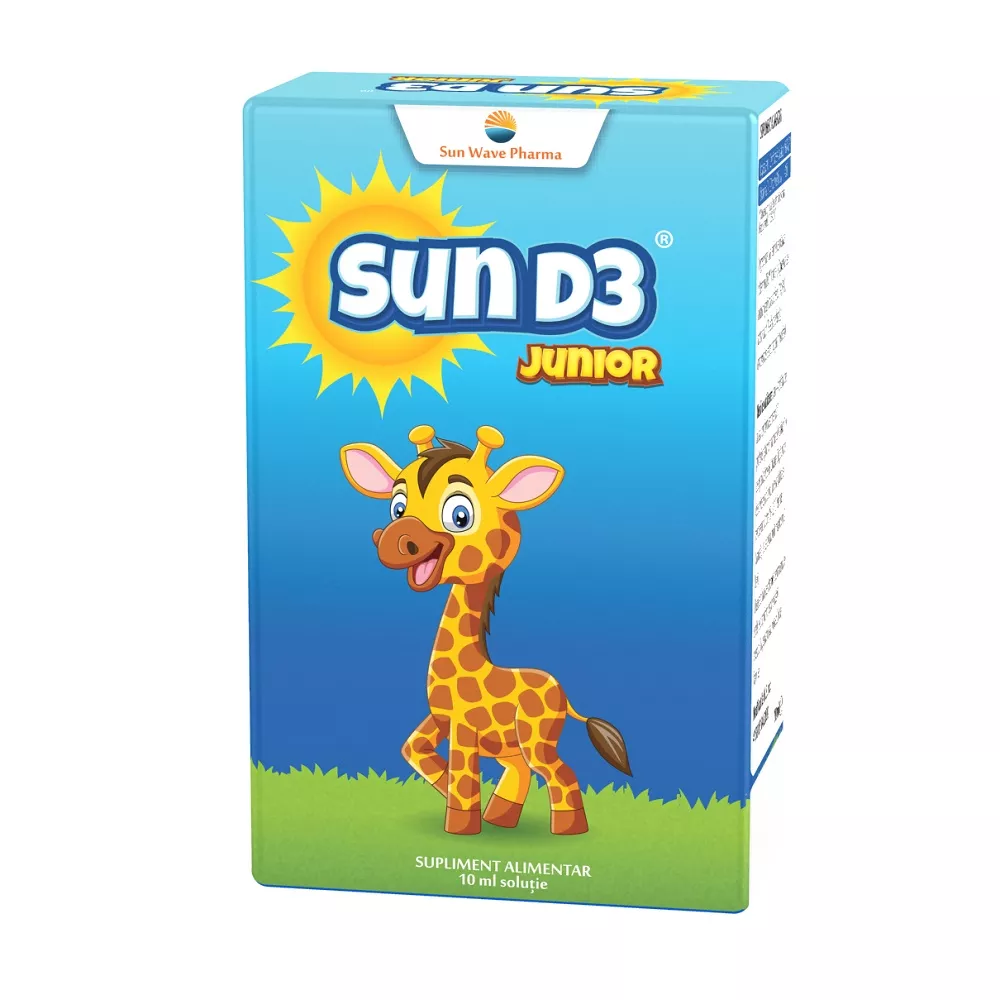 Sun D3 Junior Picaturi, 10 ml